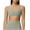 Gray, variant on Yoga Bras for Women Cross Back Spaghetti Strap Wireless Padded Solid Color Crop Tank Tops for Yoga Gym Fitness Orange