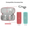 thumbnail image 4 of RLSOCO Case for JBL FLIP 6/FLIP 5/FLIP 4/FLIP Essential 2/FLIP Essential Waterproof Portable Bluetooth Speaker & JBL Tuner 2 Portable DAB DAB+ FM Radio - Black (Case Only), 4 of 7