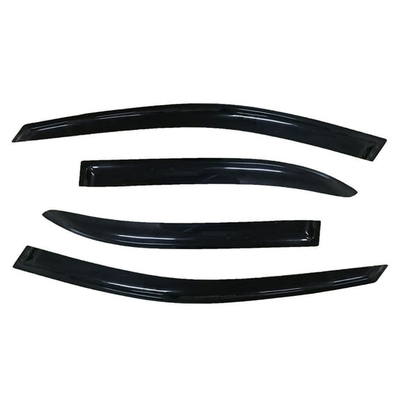 KT 94022 Window Wind Deflectors Vent Shades 4Pcs, Window Visors Rain Guards, Acrylic, Smoke