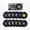 12pcs no holder, variant on Set of 6 Vinyl Coasters for Drinks Music Coasters with Vinyl Record Player Holder Retro Record Disk Coaster Mug Pad Mat Creative