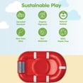 thumbnail image 3 of PlanToys® Wooden Whitewater Raft , Waterproof Bath and Water Play Toy , Montessori Toy for Imaginative Play, Coordination and Sensory Development , Eco Friendly Floating Toy, 3 of 9