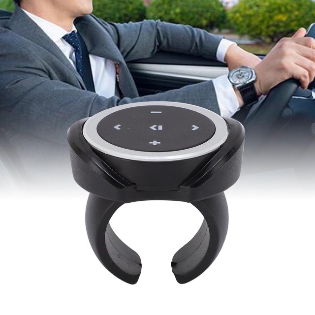 Wheel Media Button Steering Wheel Remote Control for Car Wireless Music Control Button