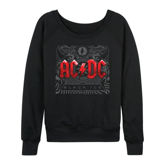 ACDC - Black Ice - Women's Lightweight French Terry Long Sleeve Shirt