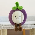 thumbnail image 2 of Gift toys Mangosteen-Shaped Plush Doll Pp Cotton Filling Soft Comfortable Cute Design Christmas Holiday Gift Perfect For Kids Family Pet Companion, 2 of 4