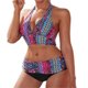 thumbnail image 4 of Traje de baño de dos piezas con estampado de bikini sexy para mujer Conjunto de ropa de playa Fridja nalpqowj52298, 4 of 9