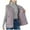 Purple, variant on Women's Quilted Vest V Neck Puffer Vest Button Down Padded Gilet Sleeveless Jacket Fall Winter Outerwear Coat with Pockets