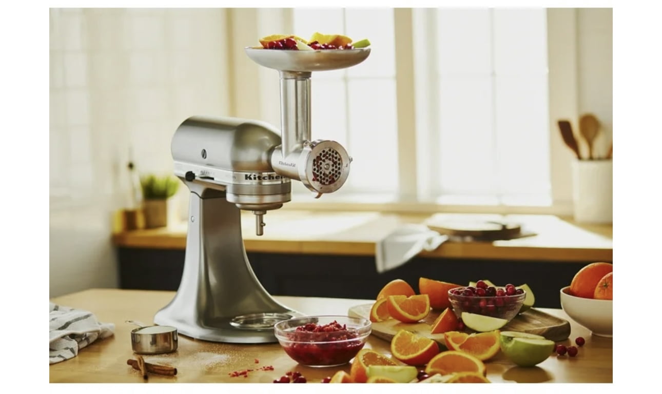 KitchenAid Metal Food Grinder Attachment, KSMMGA