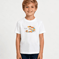 thumbnail image 2 of Boys Graphic T Shirt Colorful Gecko Lizard Animal Short Sleeve Kids Tees Cute Nature Inspired Casual Wear 100% Cotton Soft Child Tops 4-13Y, 2 of 5
