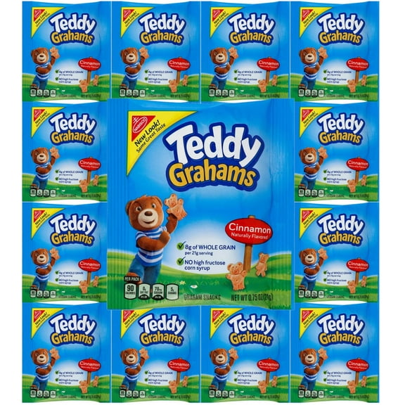 Teddy Grahams Cinnamon Snack RE3275 ounce 12 count