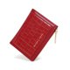 thumbnail image 2 of Cartera clásica con estampado de cocodrilo, cartera corta de PU, monedero de dos pliegues para mujer, 2 of 2