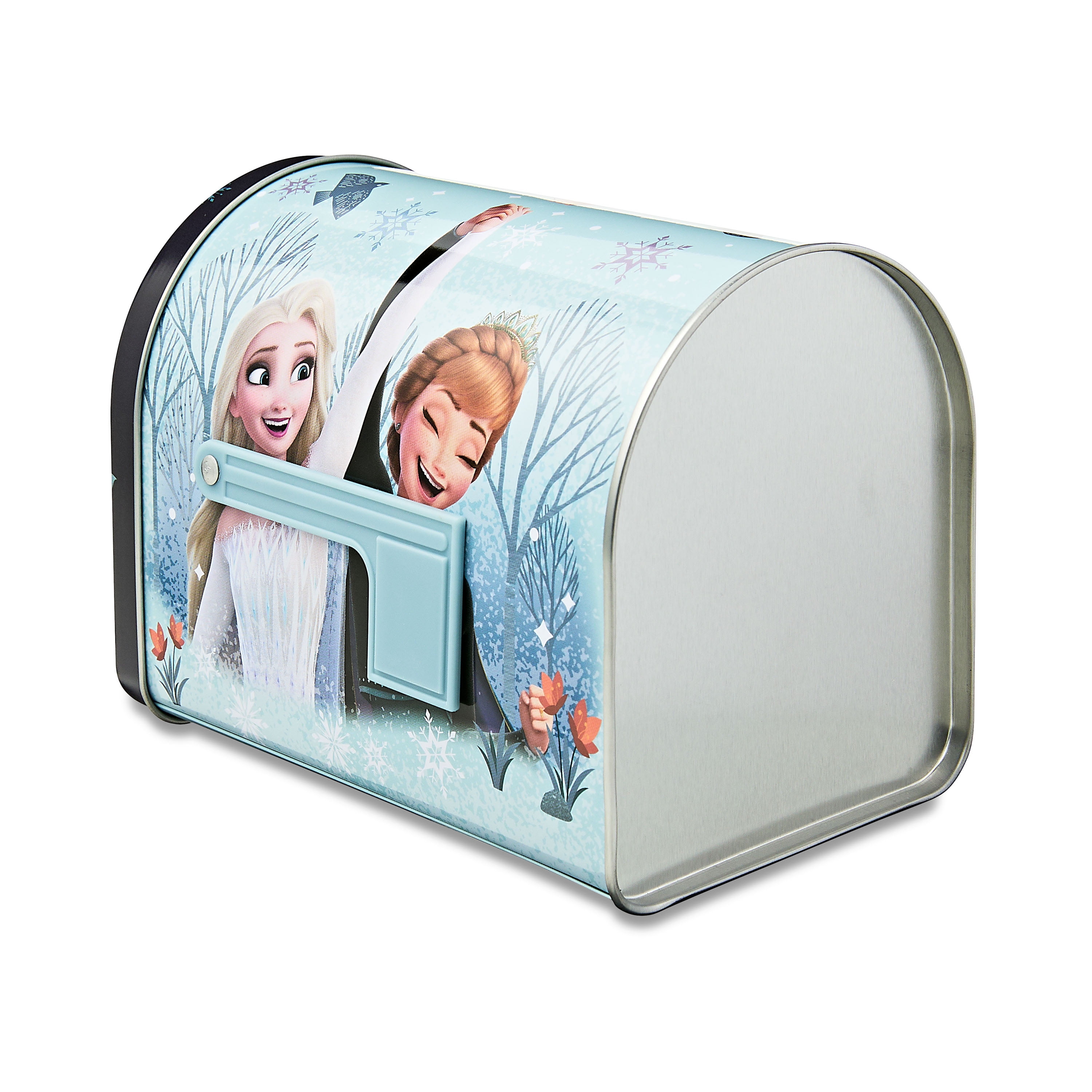 Disney Frozen Tin Mailbox, 1 Count, New, Valentine's Day