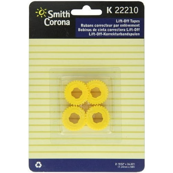 Smith Corona K22210 Lift-Off Correcting Tape Spools, Pack of 2