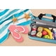 thumbnail image 2 of Mesh Beach Tote Bag With Insulated Cooler Compartment, Oversized Pool Picnic Cooler Bag With Zip, 2 of 5
