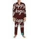 thumbnail image 3 of Fotbe Happy Thanksgiving Pijama de Hombre con Estampado de Manga Larga, Conjunto de 2 Piezas, Ropa de Dormir Suave y Cómoda con Bolsillos-XX-Large, 3 of 7