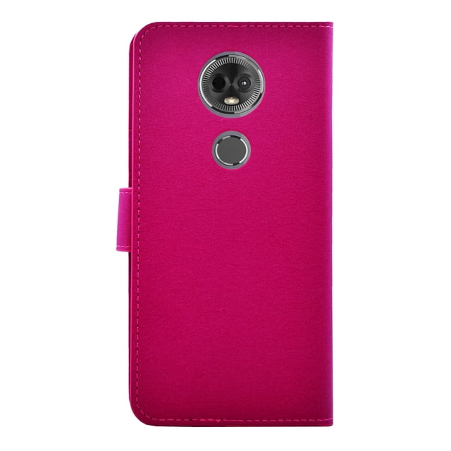 Funda tipo cartera para Motorola Moto E5 play Rosa Atti Premier diary