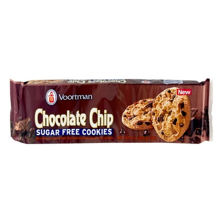 Voortman Chocolate Chip Sugar Free Cookies, 8.0 OZ - Walmart.com