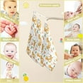 thumbnail image 2 of Coolnut 3 PCS Autumn Squirrel Baby Muslin Washcloths, Cute Cartoon Animal Face Towel Burp Cloths Ultra Soft Absorbent Cotton Bath Wipes Towels for Newborn Boys Girls, 2 of 6