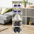 thumbnail image 4 of Czzoypi Shoe Rack Multi Layer Shoe Rack Household Small Shoe Cabinet Economic Dormitory Door Shoe Rack Installation Folding Shoe Cabinet, 4 of 5