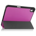 thumbnail image 5 of Mantto Smart Case for iPad 10.9-inch 2022, Soft TPU Frosted Back Cover Slim Shell Protective Case with Stand Auto Sleep/Wake Case for Apple iPad 10th Generation 10.9" 2022, Purple, 5 of 7