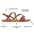 thumbnail image 2 of Journee Collection Womens Ennid  Tru Comfort Foam Buckle Flat Sandals, 2 of 6