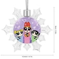 thumbnail image 2 of The Powerpuff Girls Snowflake Pendant Christmas Party Decorations Snowflake Ornaments for Winter Christmas Tree Window Decor, 2 of 6