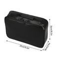 thumbnail image 4 of Document Bag, Fireproof Waterproof Portable Large Size Multi Layer File Organizer, Office Home Travel Bag for Photo Storage Diplomas Passports Laptops Cards[Black], 4 of 5