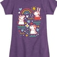 thumbnail image 3 of Peppa Pig - Peppa Friends Doodle - Girls Toddler And Youth Fitted Short Sleeve Tee, 3 of 5