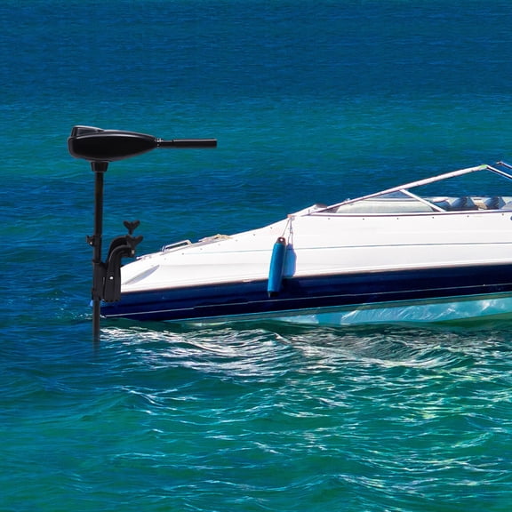 80Lbs 12V 1.2HpThrust Electric Trolling Motor Fishing Boat Outboard Motor Engine