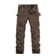 thumbnail image 1 of Qarigey Pantalón cargo Transpirable y cómodo Aplicación amplia Hecho con pantalones cargo para hombre de algodón Prendas para la parte inferior del cuerpo cafe 32, 1 of 6