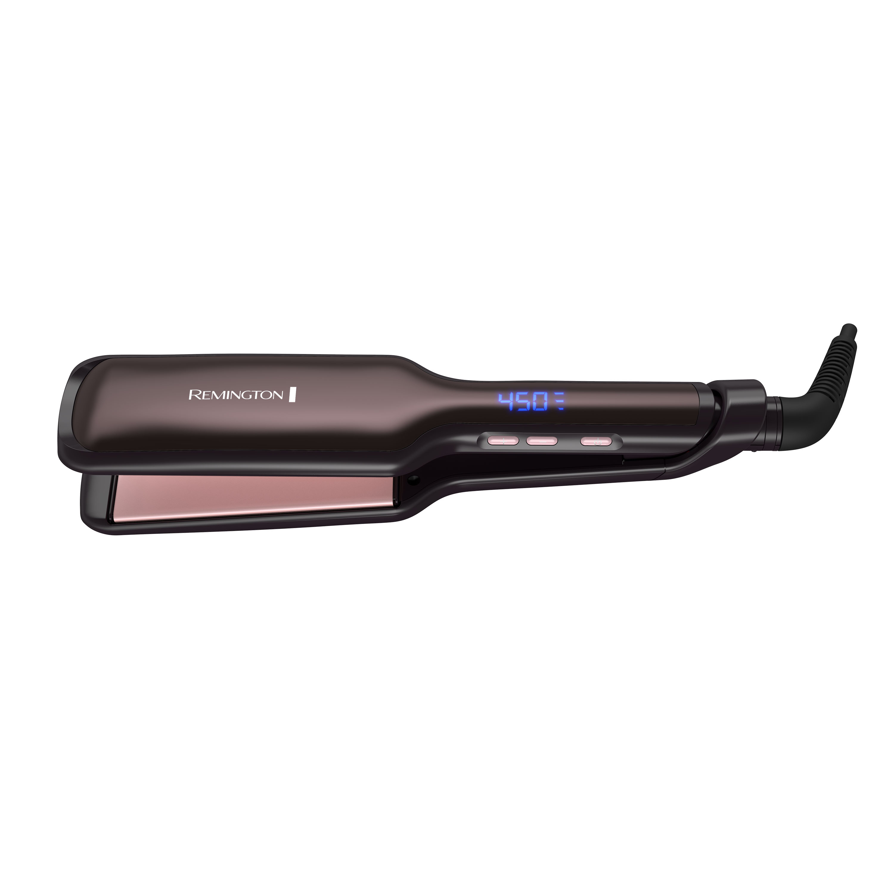 Remington Pro Soft Touch Finish and Digital Controls Professional 2" Pearl Ceramic Flat Iron Hair Straightener, Black - image 12 of 15