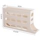 thumbnail image 4 of Organizador de huevos para refrigerador, dispensador automático de huevos, estante de 4 niveles que ahorra espacio, diseño moderno para cocina doméstica, huevera de gran capacidad, acero inoxidable., 4 of 9