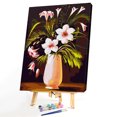 thumbnail image 3 of Cuadros Decorativos Lienzo sin marco pintura al óleo decoración florero de flores por Ehuebsd números imágenes de paisaje natural bricolaje para regalo de decoración del hogar, 3 of 9