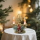 thumbnail image 4 of Oioii Candle Holders Christmas Decor - Table Centerpiece Festive Home Ornaments, 4 of 6