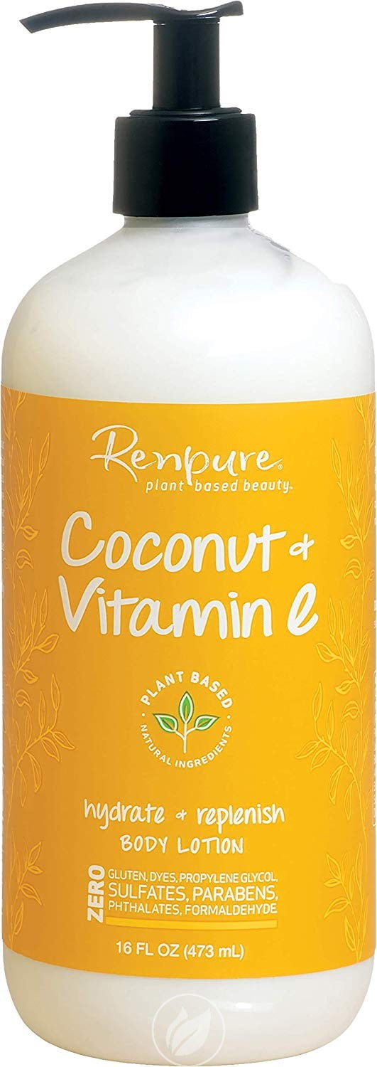 RENPURE Coconut Milk Vitamin E Body Lotion 16 OUNCE