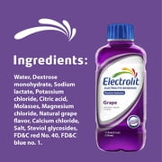 Electrolit Electrolyte Hydration & Recovery Drink 21oz Grape Uva 12 Pack