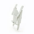 thumbnail image 3 of Birds Choice Classic Folding Adirondack Chair for Outdoors, White, 3 of 3