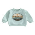 thumbnail image 1 of MesaSe Toddler Boy‘s Long Sleeve Western Sweatshirt with Cattle Print for Fall, 1 of 9