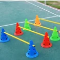 thumbnail image 5 of Balde con logotipo de fútbol de 30 cm, conos de entrenamiento, balde para patinaje sobre ruedas, fútbol, baloncesto, marcador de entrenamiento de equipo, cono de bloqueo, 5 of 5