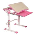 thumbnail image 2 of Galileo Ensemble Bureau et Chaise pour Enfants / Bureau pour Enfants à Hauteur Réglable avec Chaise Ergonomique Améliorée / Table d'Arts avec Fonction d'Inclinaison du Plateau / Rose, 2 of 9