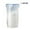 D, variant on Airtight Food Storage Containers with Lids Measuring Scale, Cereal Dispenser Flour Sugar Dry Food Beans Nut Baking Supplies Marker 1000ml,Clear