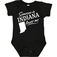 thumbnail image 3 of Inktastic Someone in Indiana Loves Me Boys or Girls Baby Bodysuit, 3 of 5