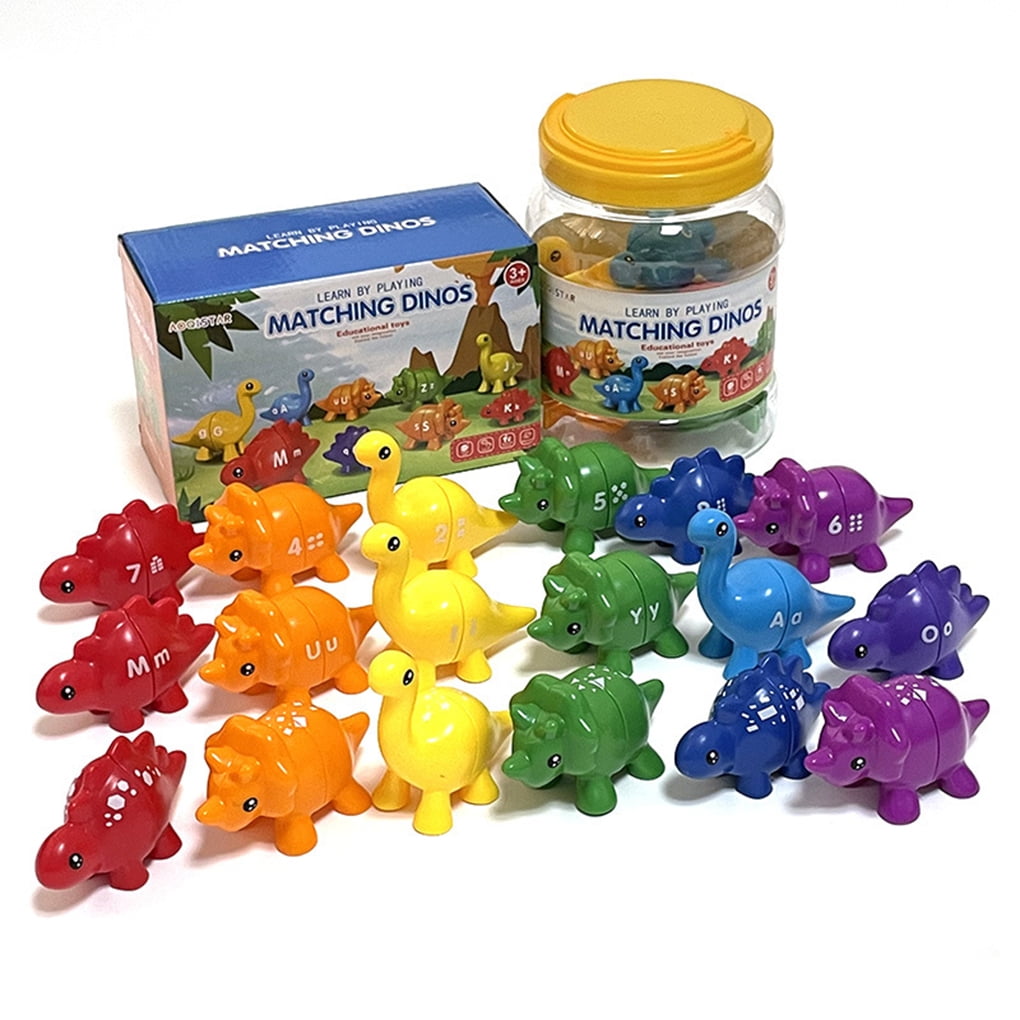 Xingzhi Counting And Matching Dinosaurs Educational Toy Set