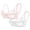 Hot Pink, variant on See Through Bra, Lace Bra, No Padding Bras for Women, Underwire Bras for Women, Mesh Bra, Beige 34