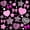 Black Pink 05, variant on Feelyou Sugar Gothic Bow Twin Comforter Sets, Leopard Zebra Stars Bedding Set, Black Pink, Black Reversible, 2-Piece, 1 Comforter and 2 Pillowcases