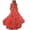 A-Red731, variant on XIAOCHA Womens Floral Velvet Dress Flowy Elbow Sleeve Round Neck Maxi Dress Plush Elegant Evening Dresses