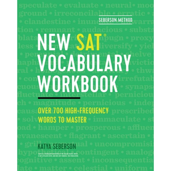 Seberson Method: New SAT(R) Vocabulary Workbook : Over 700 High-Frequency Words to Master (Paperback)