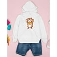 thumbnail image 3 of Smiling Bear Hoodie Juniors -Image by Shutterstock,  Medium, 3 of 4