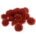 thumbnail image 3 of 20 piezas de hortensias artificiales de seda para ramo de novia, decoración de boda, color naranja, 3 of 9