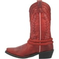 thumbnail image 3 of Laredo Women's Knot In Time Western Boot Square Toe Red 9 M  US, 3 of 6