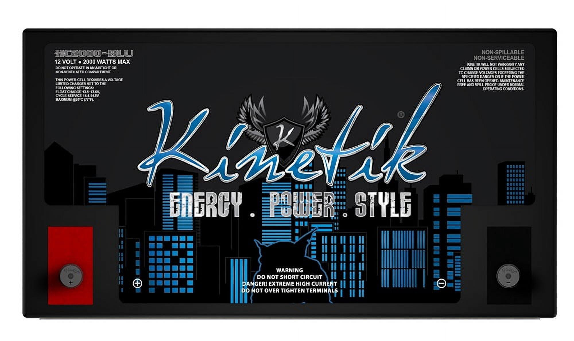 Kinetik KHC2000 2000-Watt 12-Vault Power Cell Replacement Battery for 40927HC2000, 2,000 Watts, 90 Amp-Hour Capacity